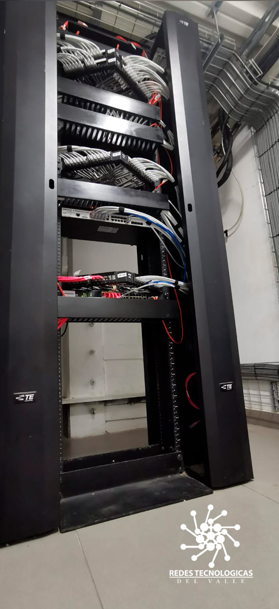 Diseño y construcción de Centros de cableado y/o Datacenter. Redes tecnológicas del  Valle